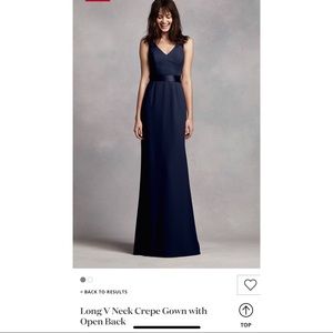 Davids bridal White by Vera Wang Bridesmaids dress